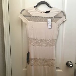 Bebe Beige Dress Size XXS